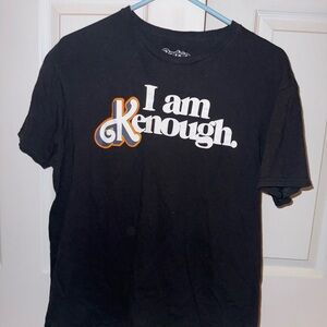 Barbie Black 'I Am Kenough' Graphic Tee